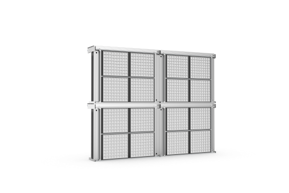 Air duct type filtering device