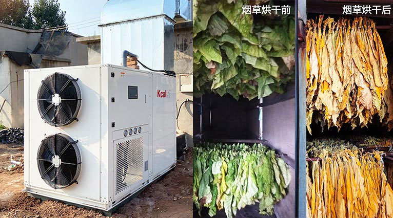 Tobacco drying of agricultural products