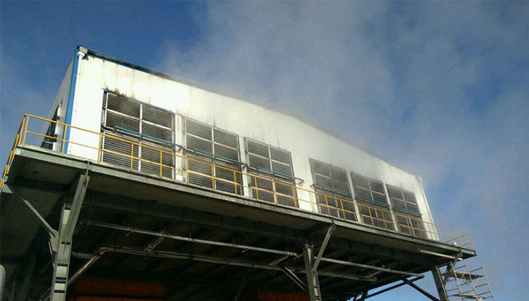 Waste air heat recovery principle