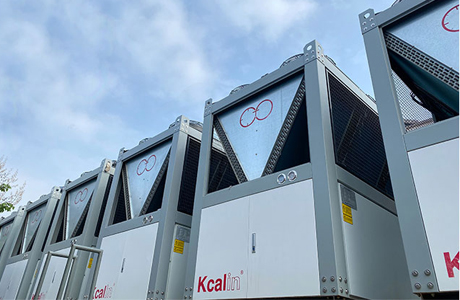 Air source heat pump heating