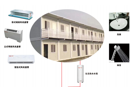 Application of air source heat pump in heating and
