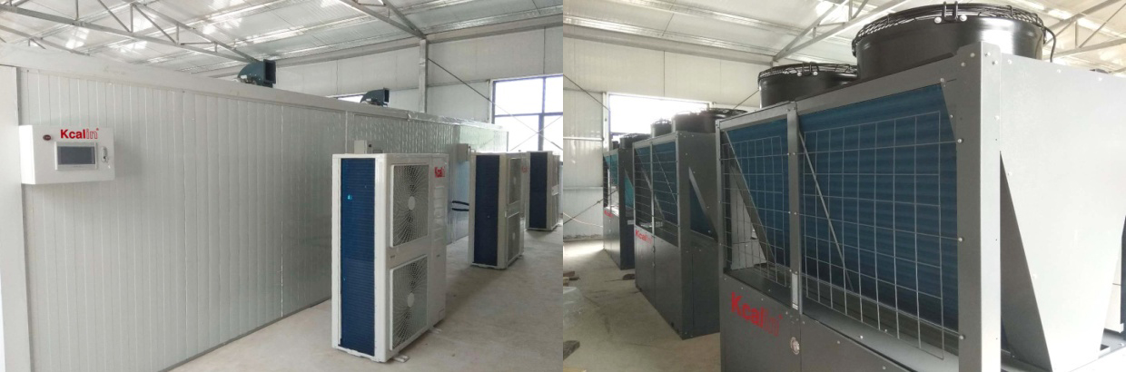 Air source heat pump drying room for agricultural and sideline products